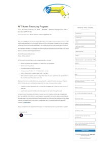 Home Financing Program Workshop