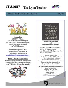 May 2025 Newsletter